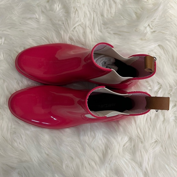 NEW Marc Cain Pink Rain Boots 80+% OFF! - Picture 2 of 3
